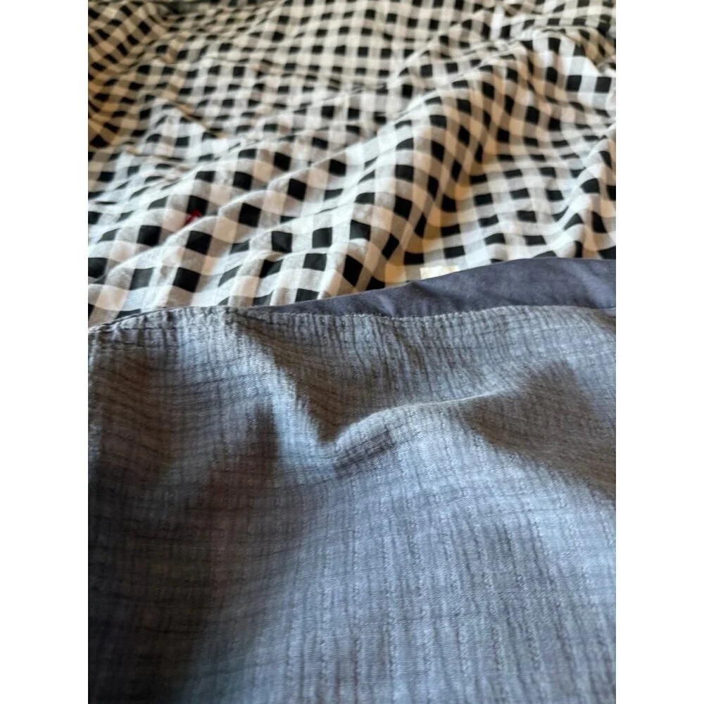 100% cotton Standard (2) blue pillow cases